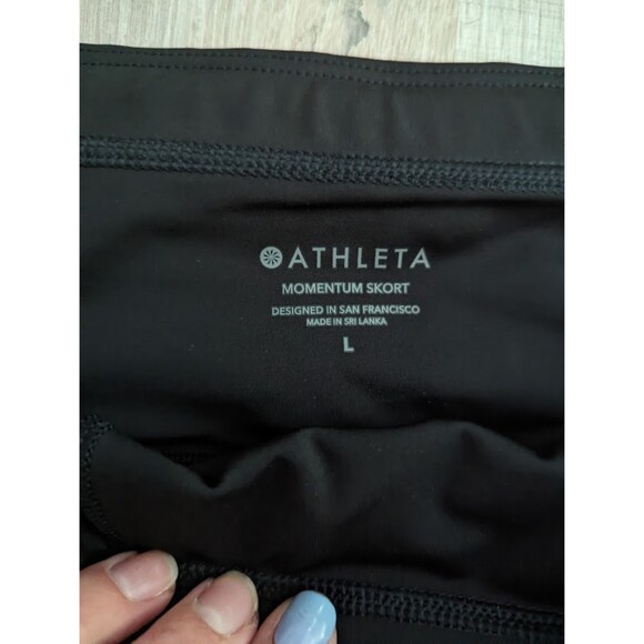 Athleta Momentum Skort in Black, Large (W5) - Picture 6 of 9
